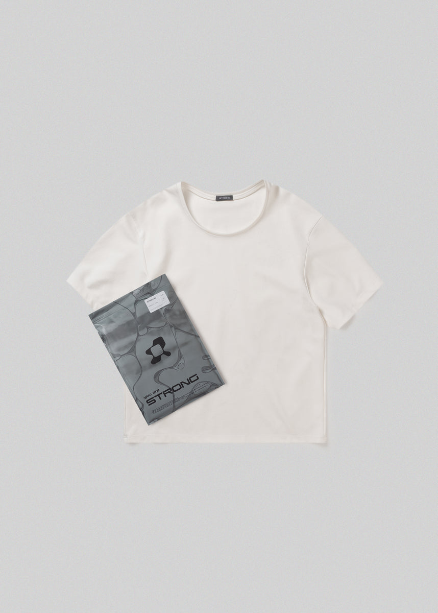 トップス STRONG pack tee (white) xs STRONG PACK TEE SHORT (WHITE)