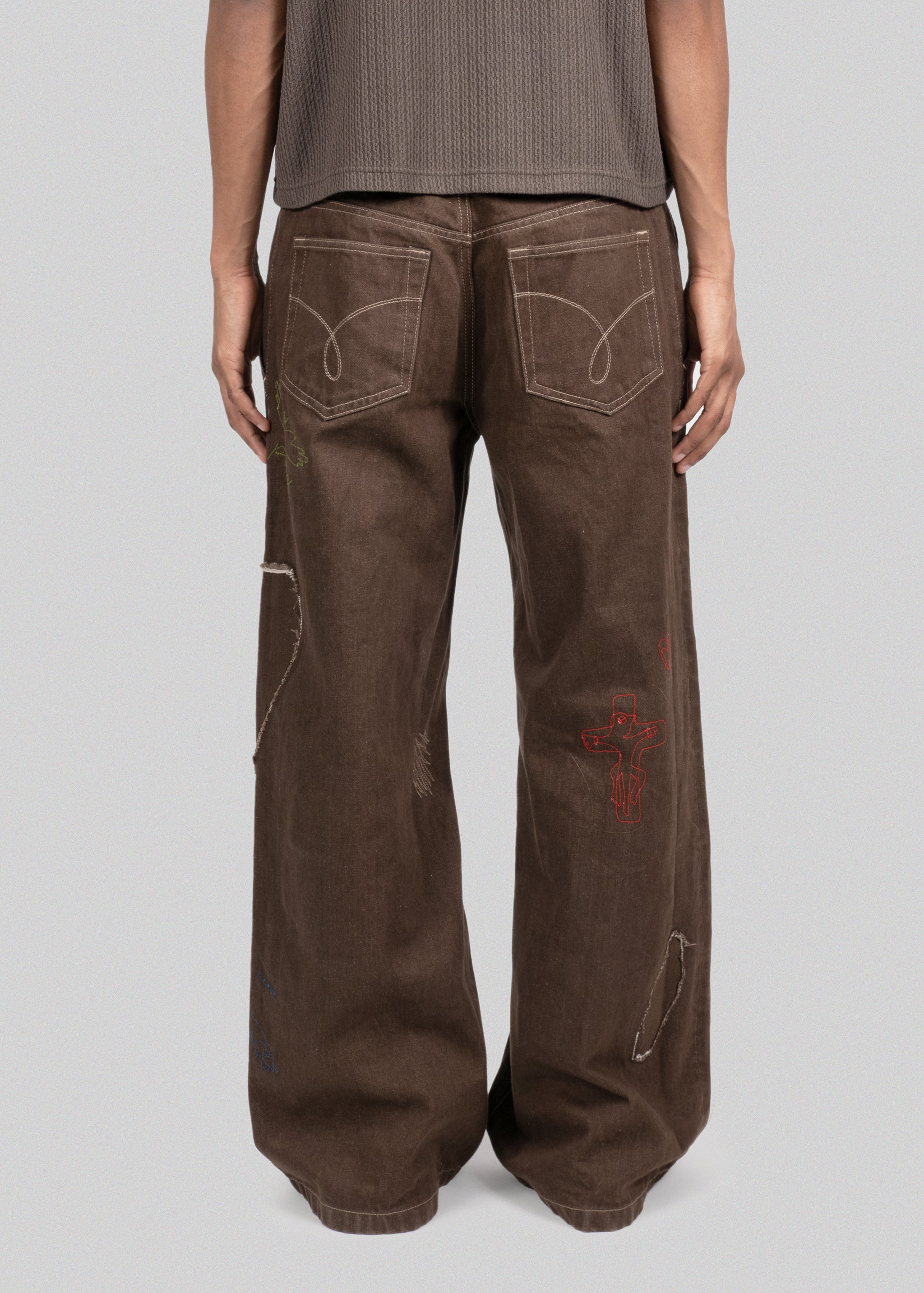 STRONG 006 DOODLE DENIM PANTS　デニム STRONG 006 DOODLE DENIM PANTS