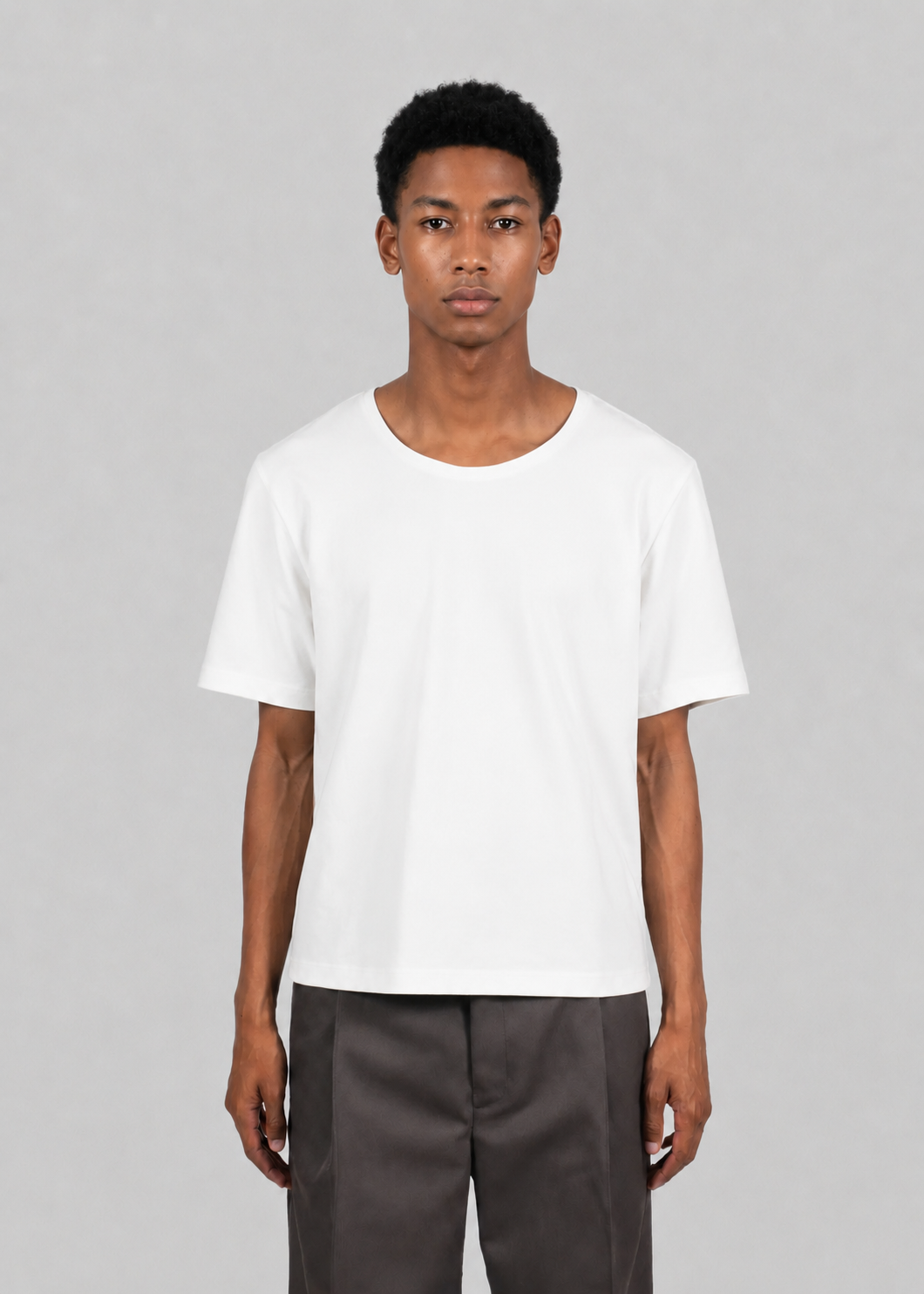 STRONG PACK TEE SHORT (WHITE) STRONG PACK TEE SHORT (WHITE)