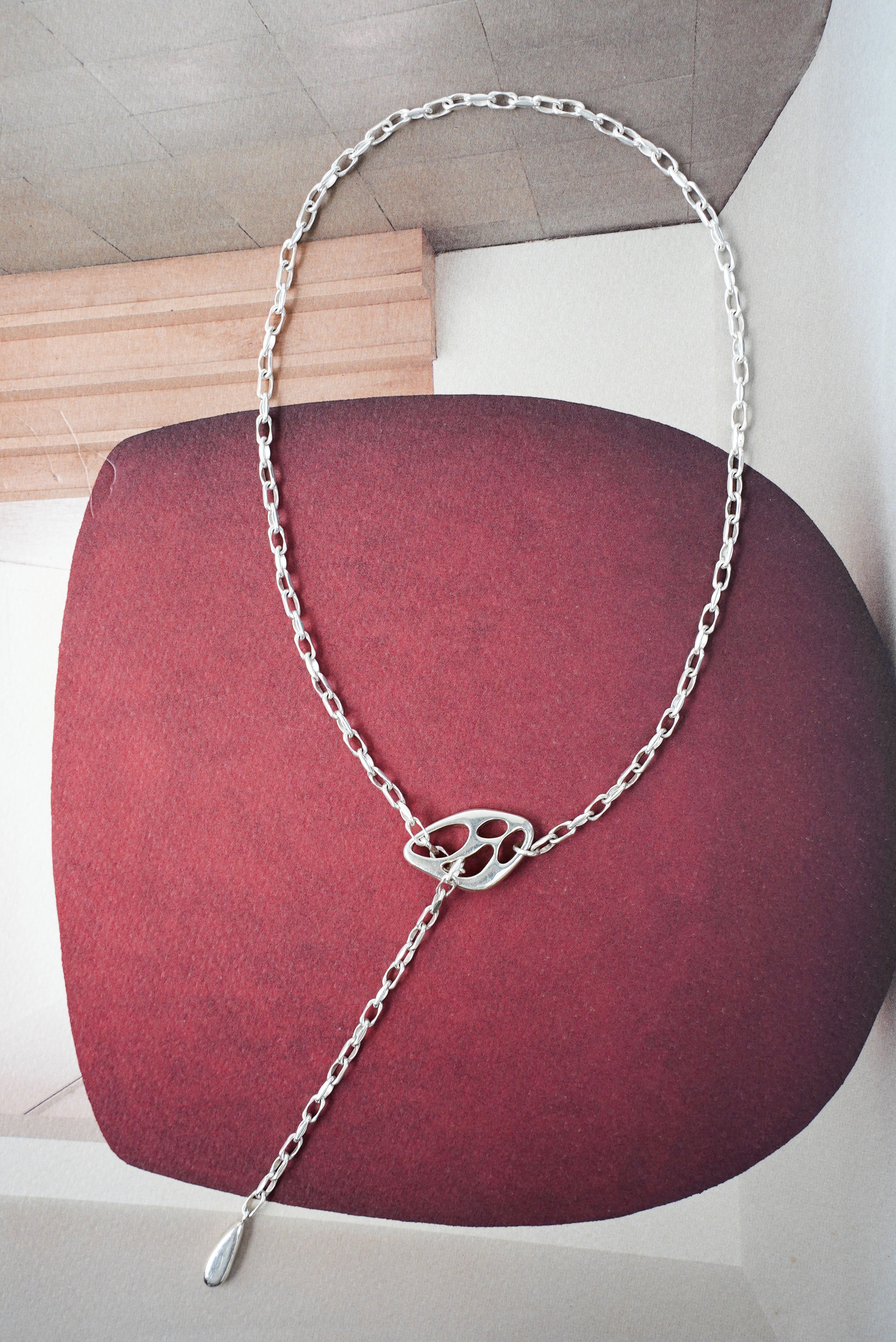 STRONG LOTUS SILVER NECKLACE OUR´s ネックレス-