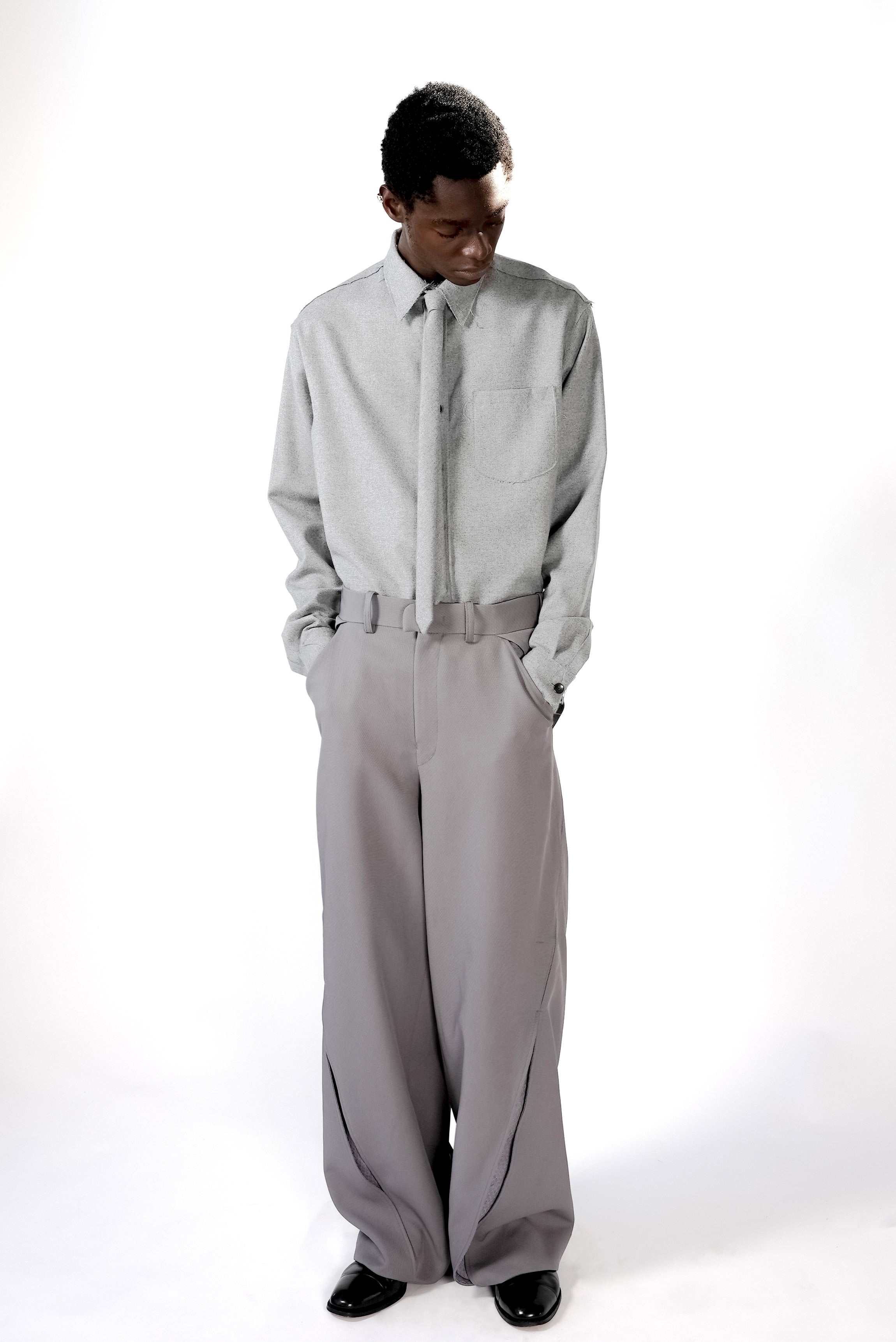 STRONG003 TROUSERS(GRAY) size46 - パンツ