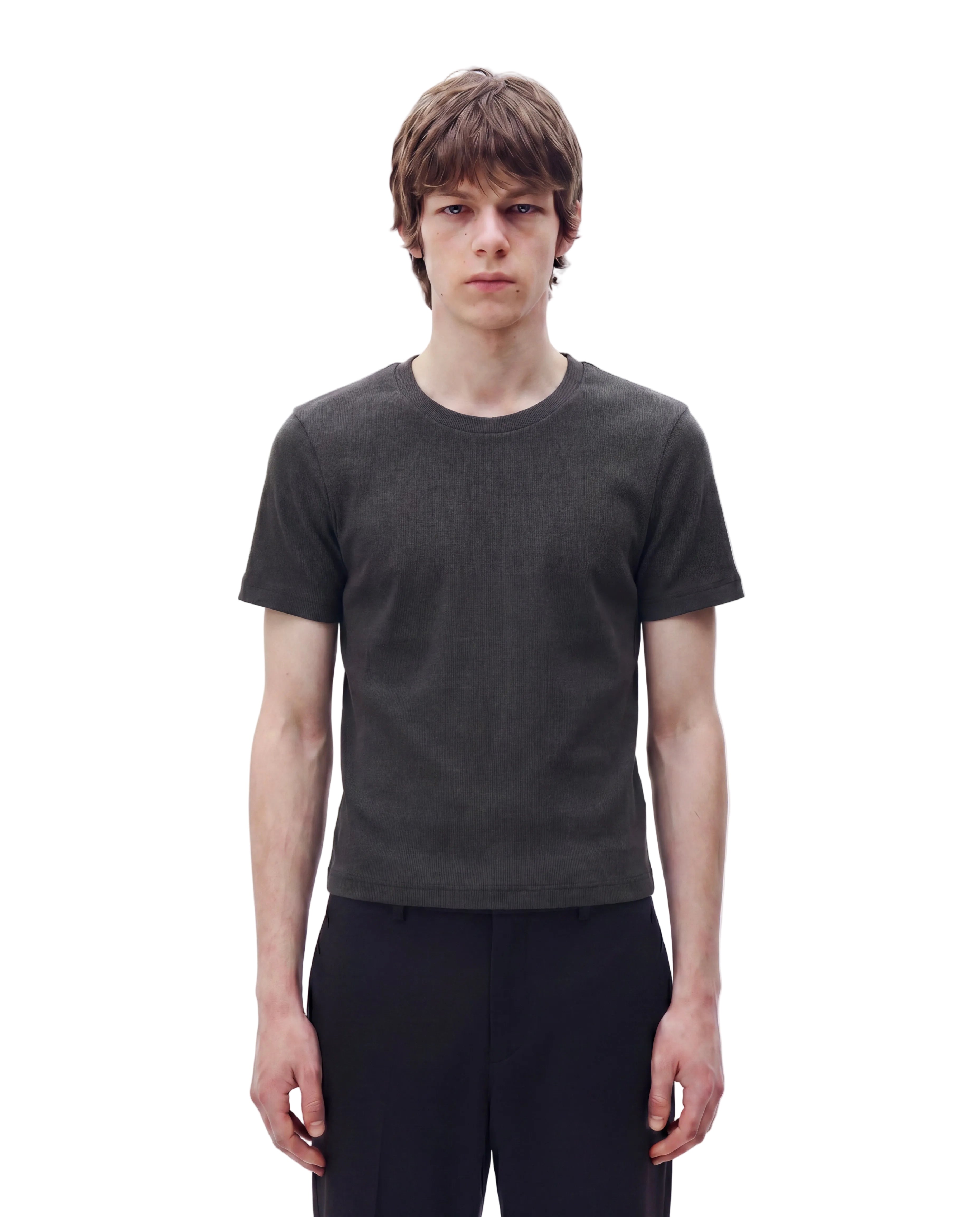 STRONG RIB TEE SHORT (GREY)