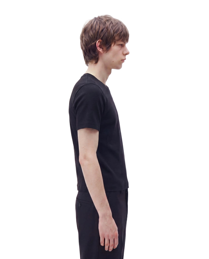 STRONG RIB TEE SHORT (BLACK)