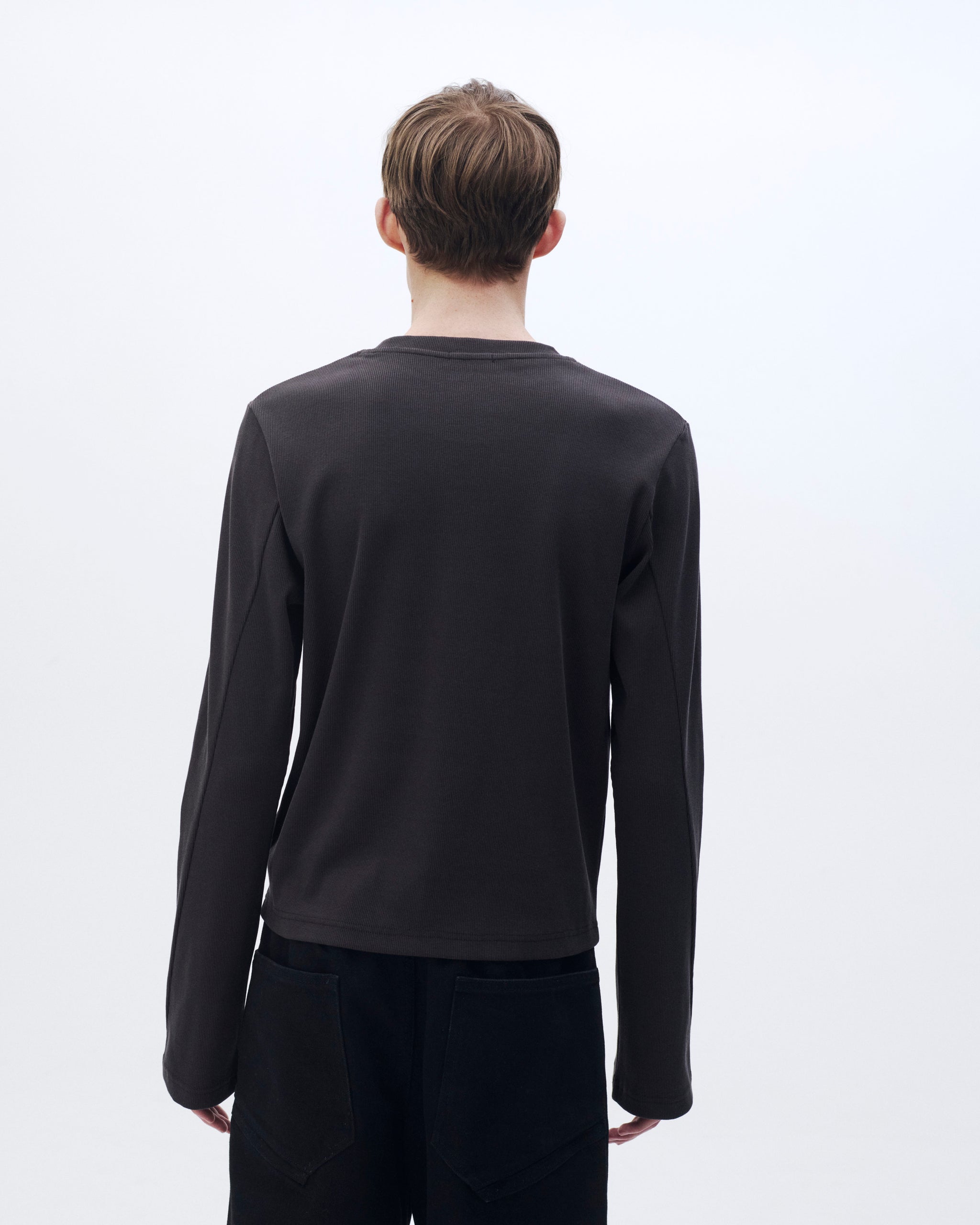 【新品】STRONG RIB T LONG BLACK Sサイズ STRONG RIB T LONG GRAY