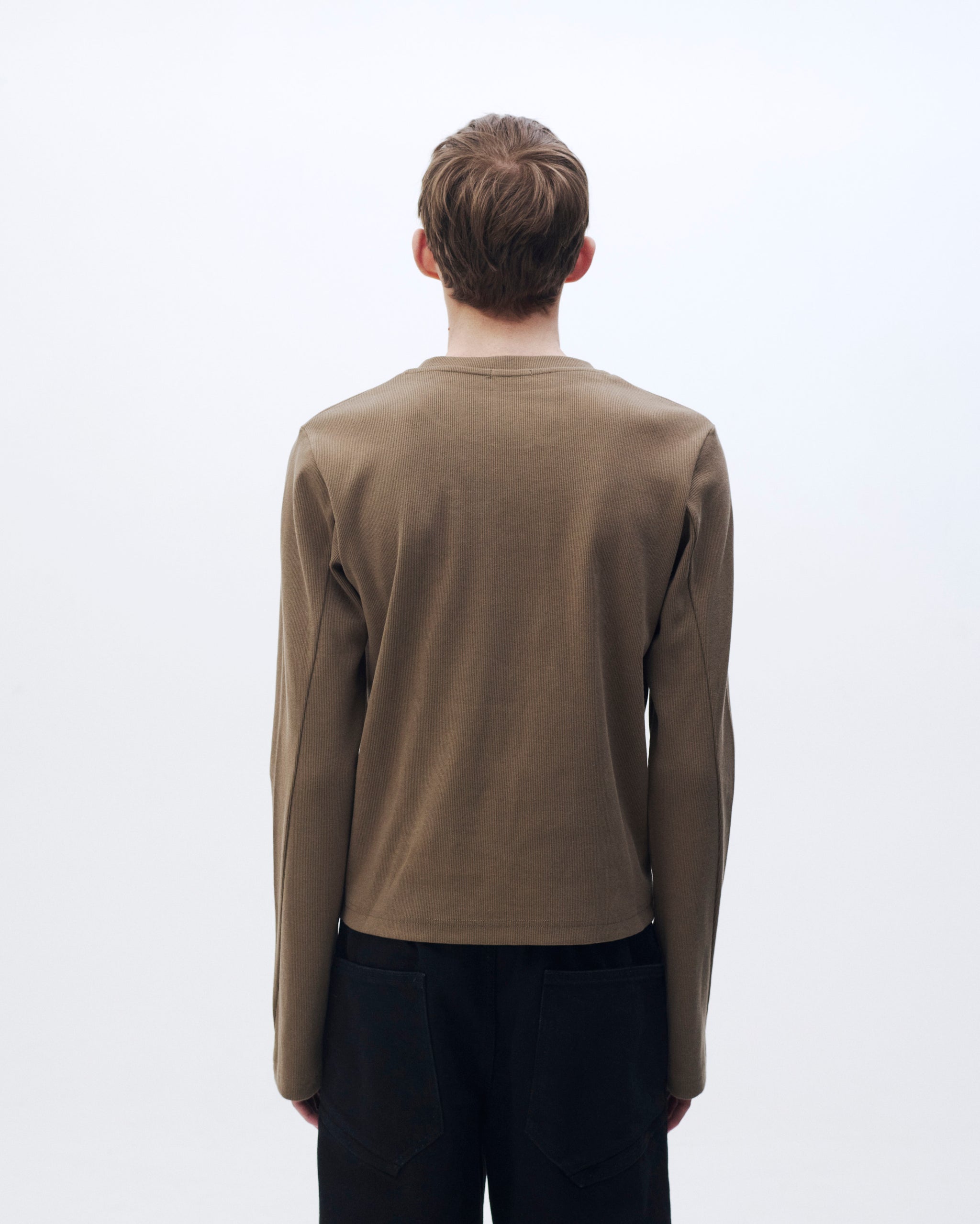 STRONG RIB T LONG KHAKI