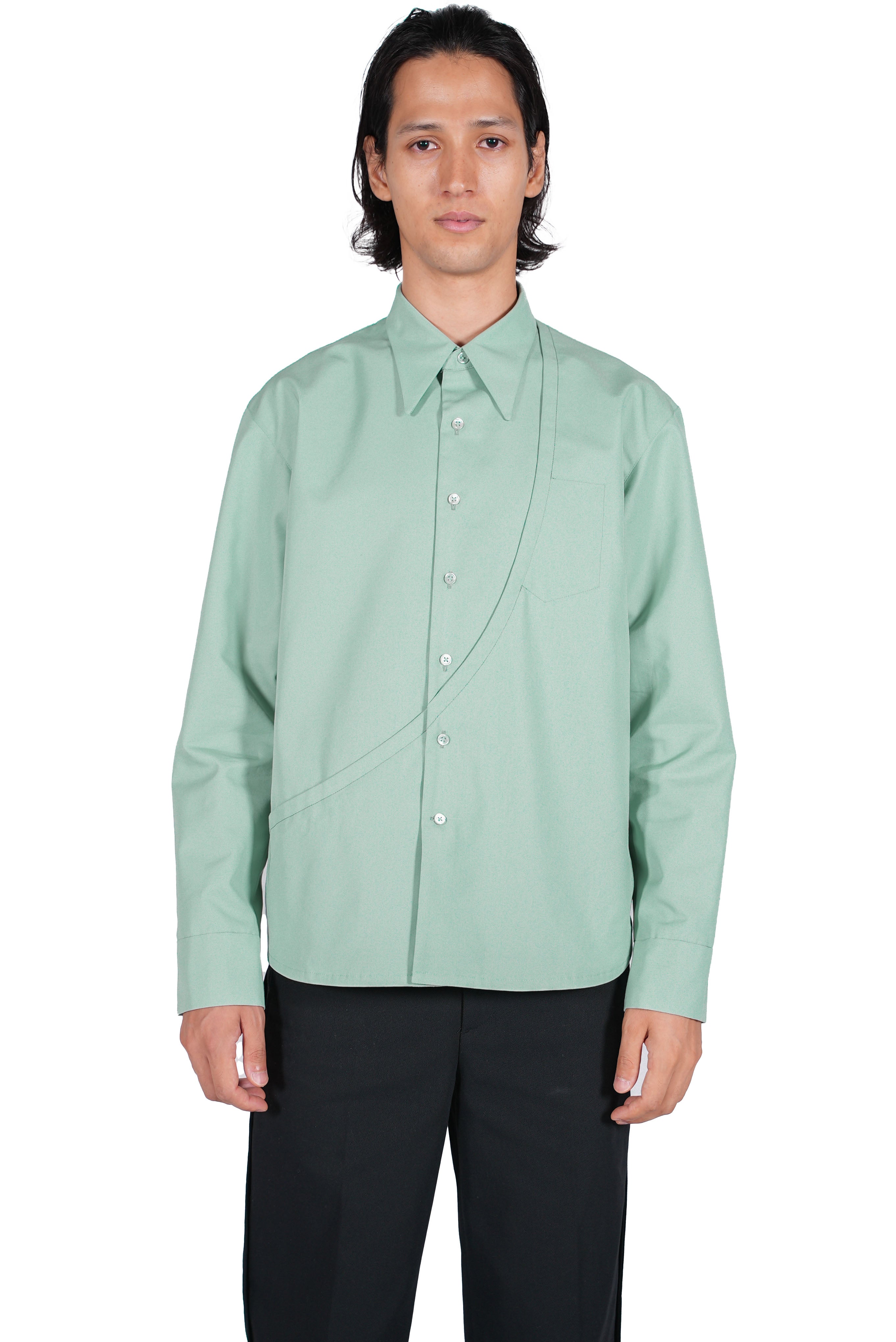 STRONG 002 SHIRT JACKET GREEN